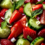 Strawberry Cucumber Salad First Image