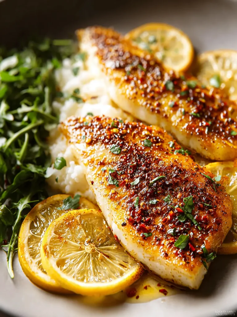 Zesty Lemon Pepper Fish Recipe First Image