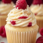 Indulge in White Chocolate Raspberry Cupcakes Delight First Image