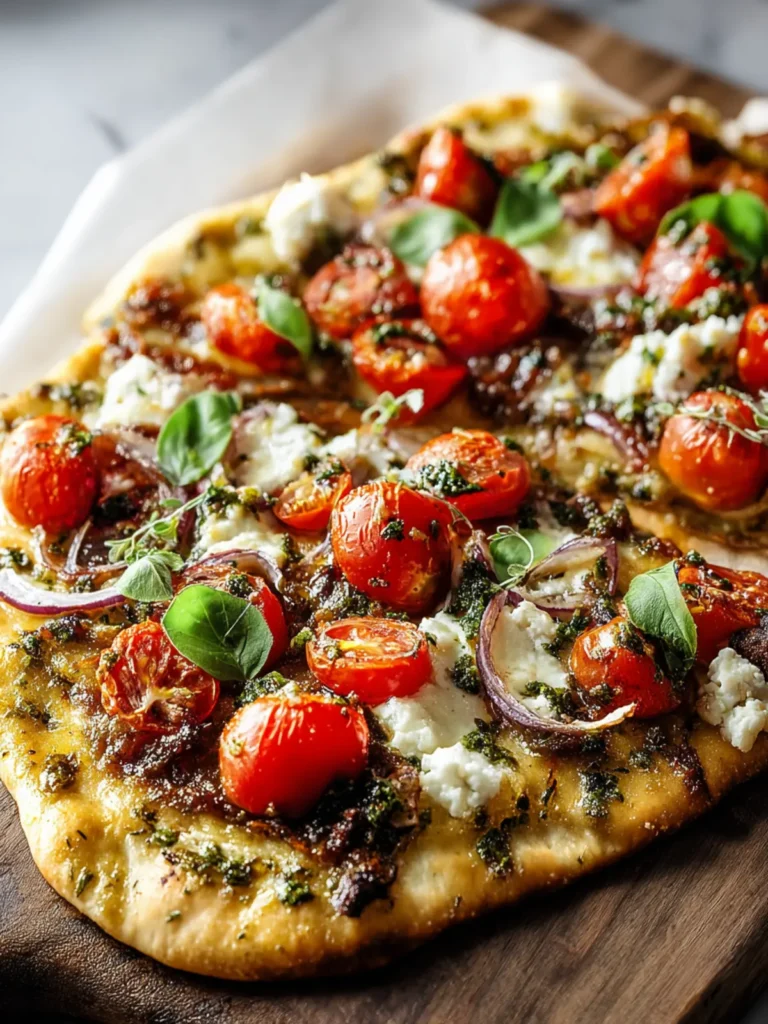 Easy Flatbread Pizza First Image