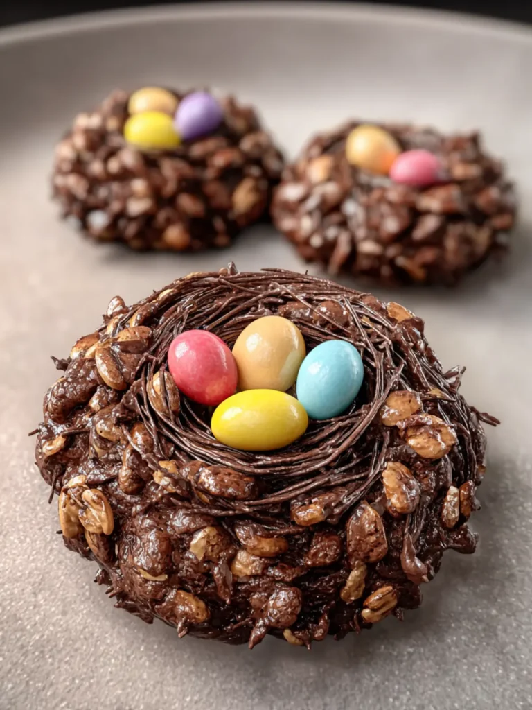 Chocolate Nest Cookies First Image