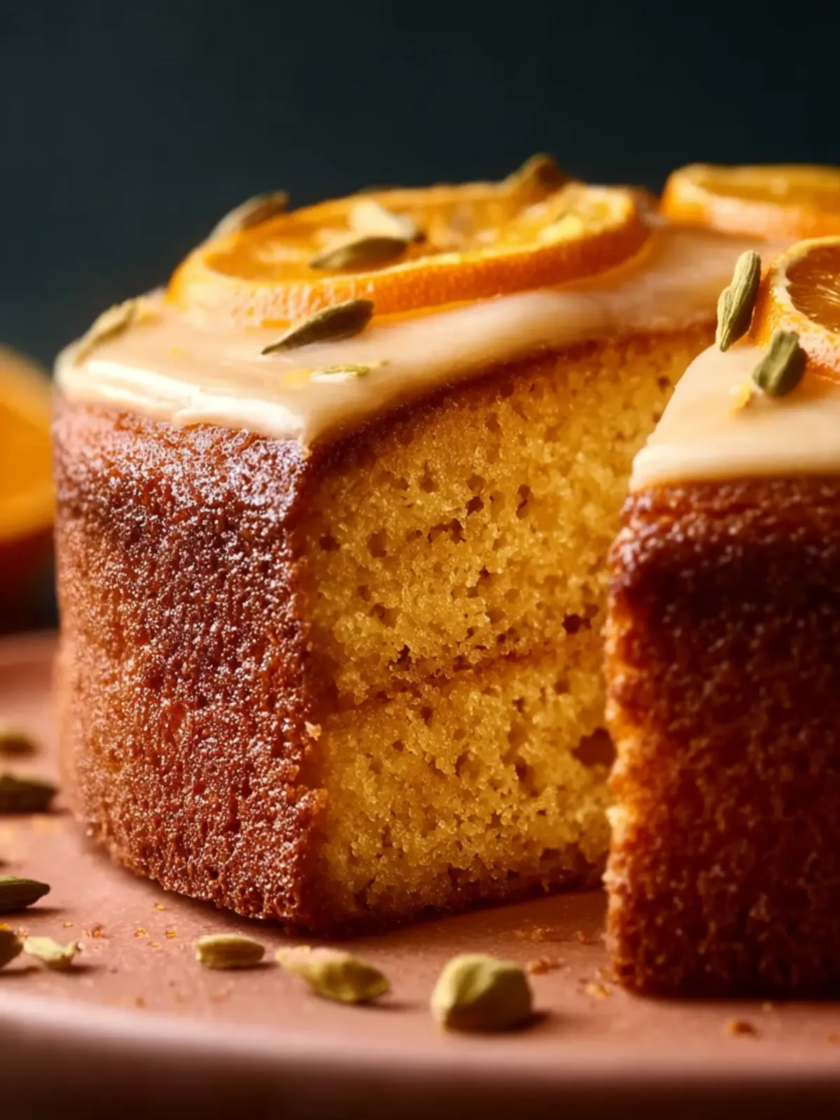 Orange Cardamom Cake First Image