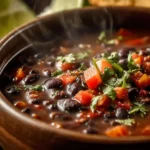 Irresistible Spicy Black Bean Soup Recipe First Image