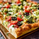 Crescent Roll Veggie Pizza With Cream Cheese First Image
