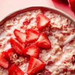 Creamy Strawberry Oatmeal First Image