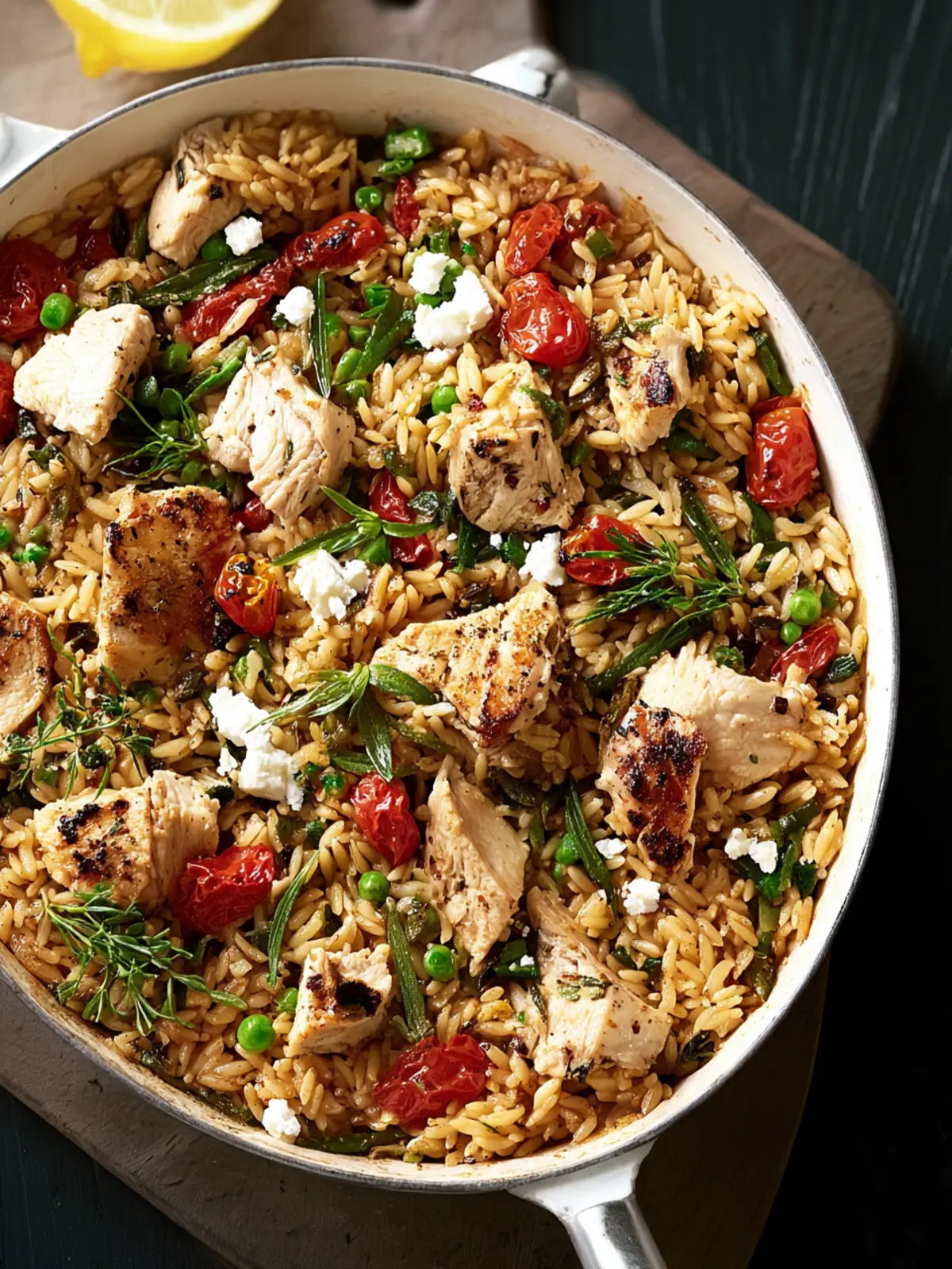 Chicken Orzo Casserole Recipe First Image