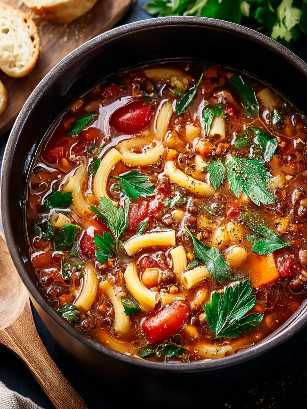 Cozy Pasta Soup Recipe First Image