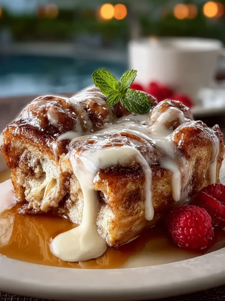 Cinnamon Roll French Toast Casserole First Image