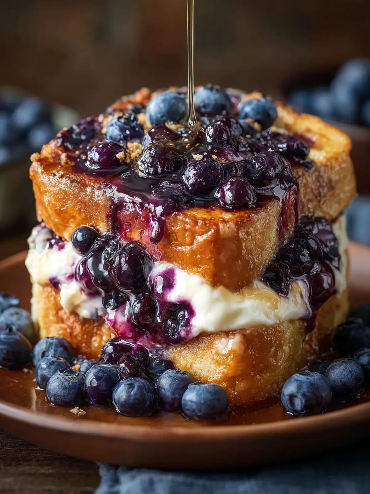 Blueberry Cream Cheese French Toast First Image