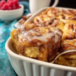 Cinnamon Roll Breakfast Casserole First Image