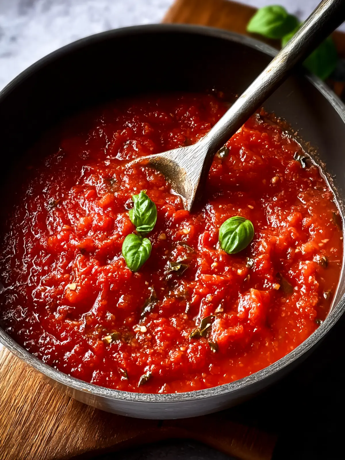 Homemade Marinara Sauce Recipe First Image
