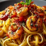 Chilli Garlic Prawn Pasta First Image