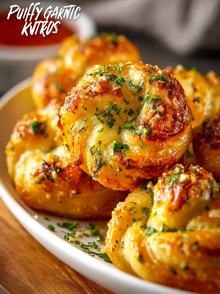 Puff Pastry Garlic Knots First Image