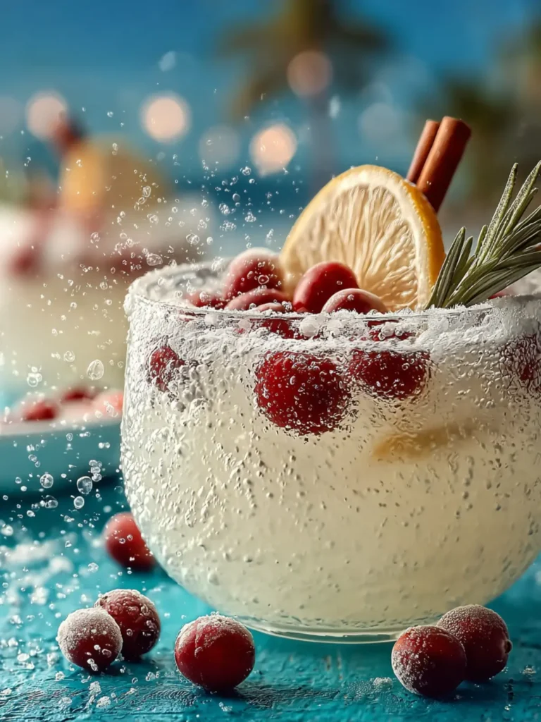 White Christmas Punch Recipe First Image