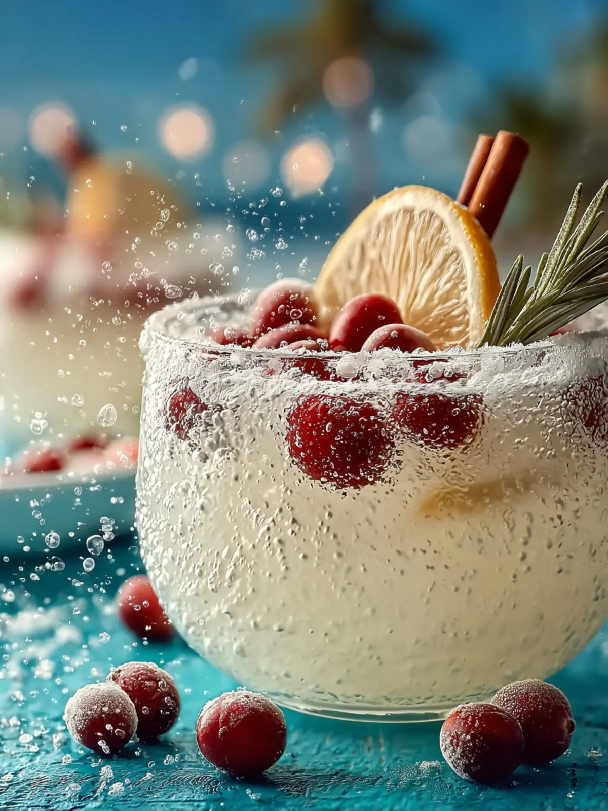 White Christmas Punch Recipe First Image