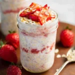 Protein Strawberry Cheesecake Overnight Oats First Image