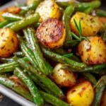 Roasted Green Beans and Potatoes First Image