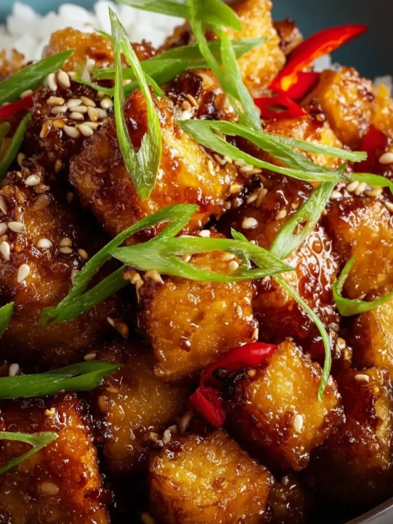 Crispy Honey Garlic Tofu First Image