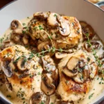 Indulge in Creamy Mushroom Chicken First Image