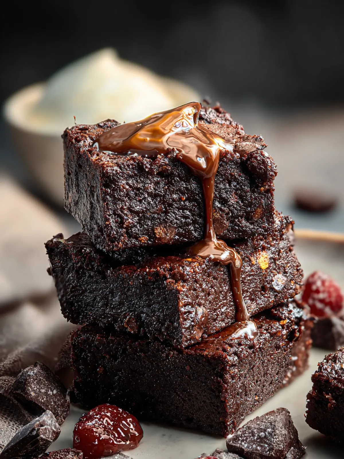 Decadent Eggless Brownies First Image