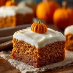 Pumpkin Bars with Cream Cheese Frosting First Image