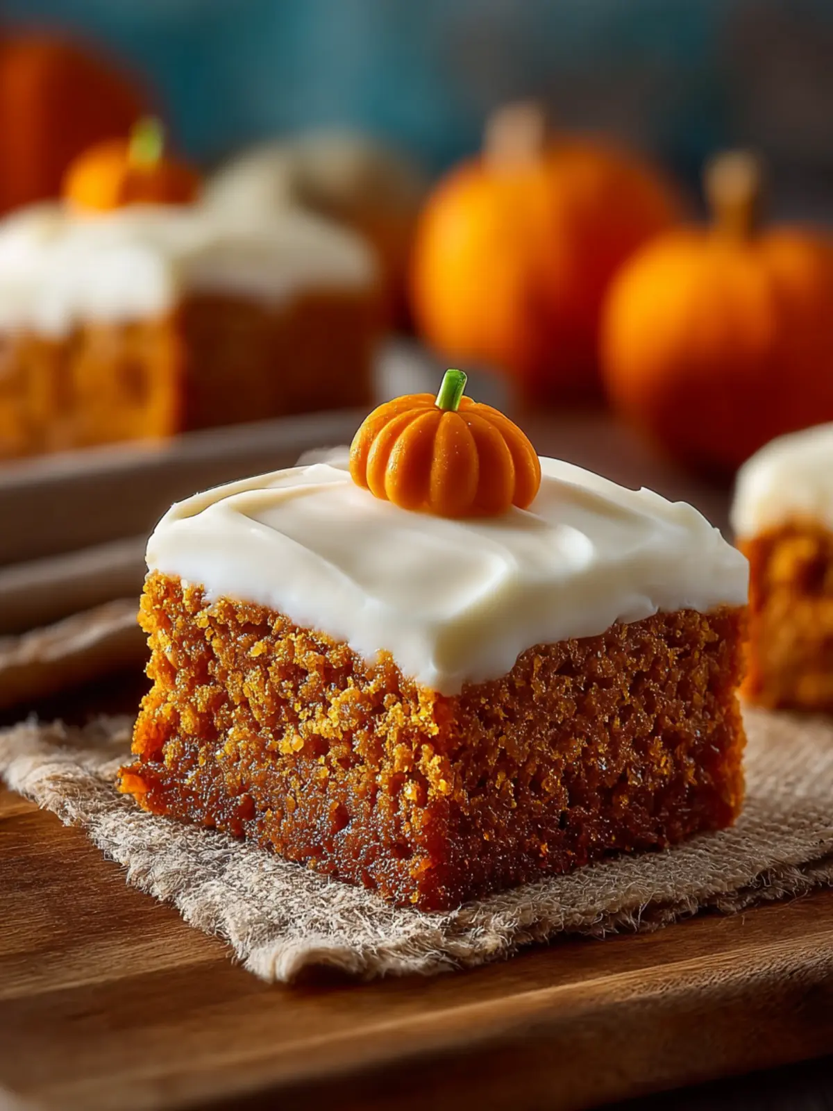 Pumpkin Bars with Cream Cheese Frosting First Image