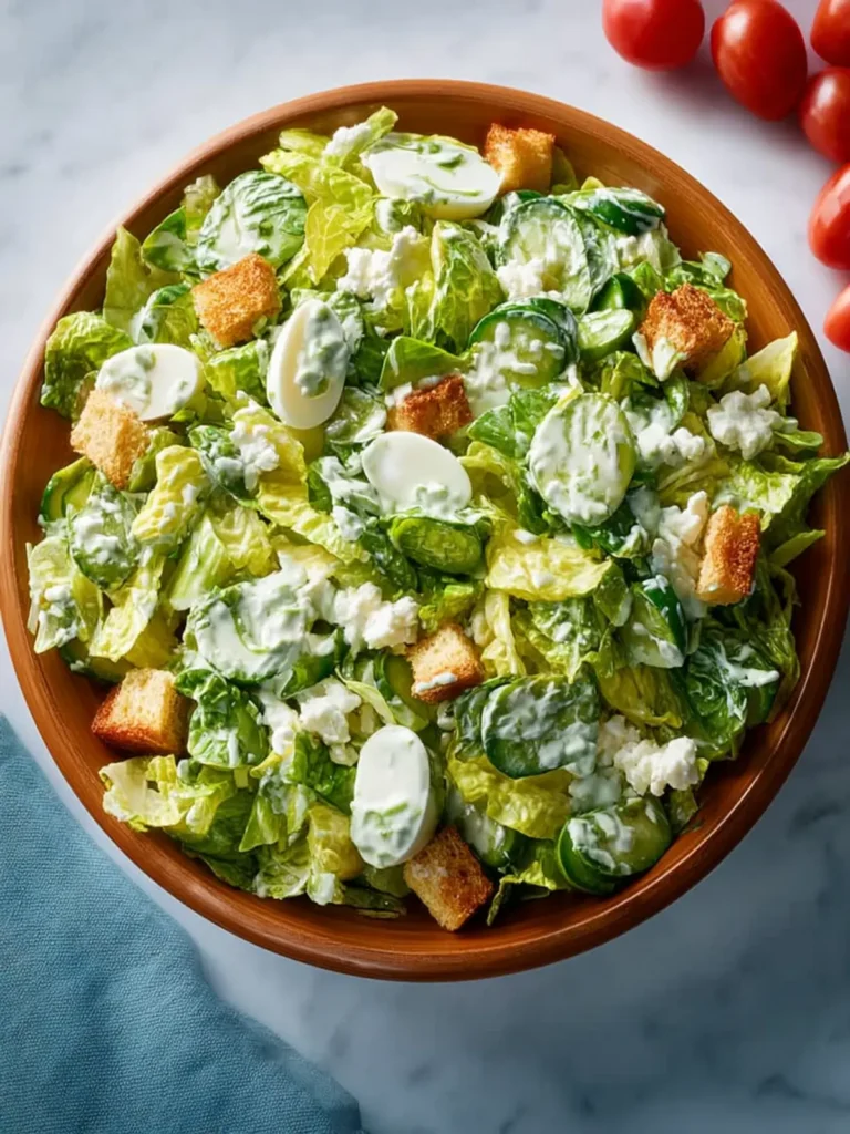 Green Goddess Salad With Creamy Dressing First Image
