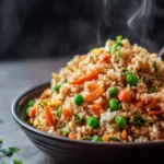 Hibachi Fried Rice Recipe (Meatless) First Image