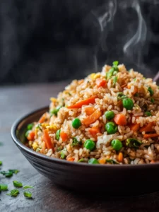 Hibachi Fried Rice Recipe (Meatless) First Image