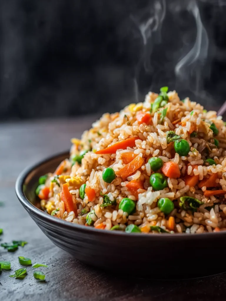 Hibachi Fried Rice Recipe (Meatless) First Image