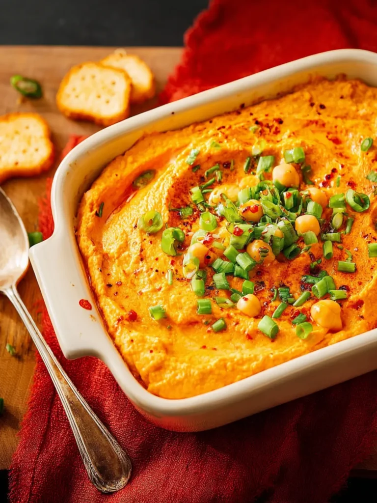 Creamy Buffalo Chickpea Dip First Image