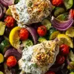 Sheet Pan Tzatziki Chicken First Image