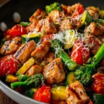 Loaded Chicken and Veggie Skillet First Image