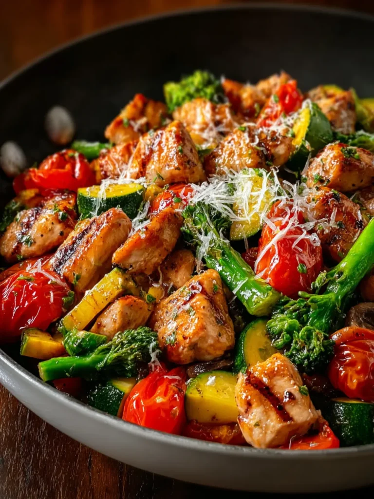 Loaded Chicken and Veggie Skillet First Image