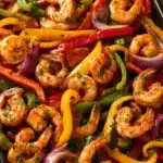 Sheet Pan Shrimp Fajitas First Image