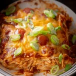 Crock Pot Chicken Enchilada Casserole First Image