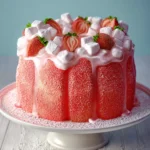 Strawberry Marshmallow Cake First Image
