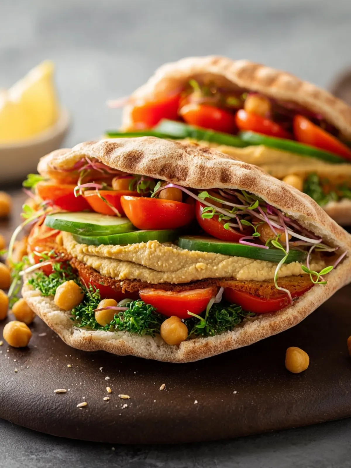 Easy Hummus Pita Sandwiches That’ll Unleash Your Flavor Cravings